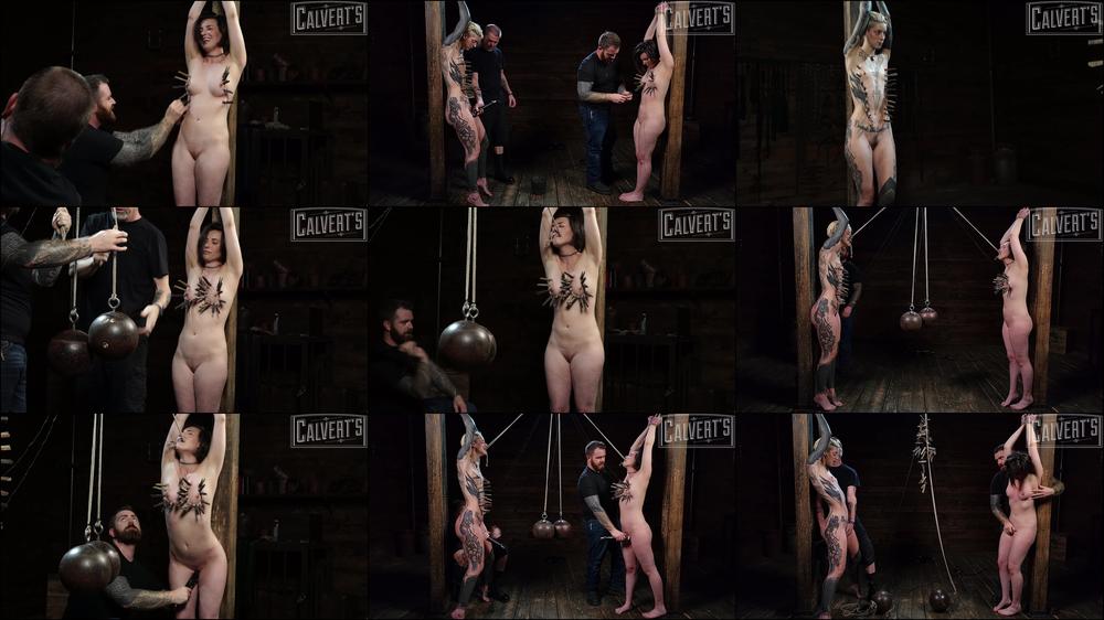 black and blue predicament bondage