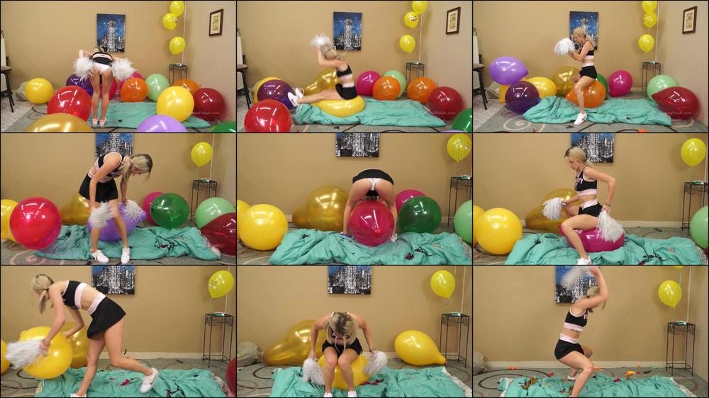 Amber's Cheerleader Sit to Pop