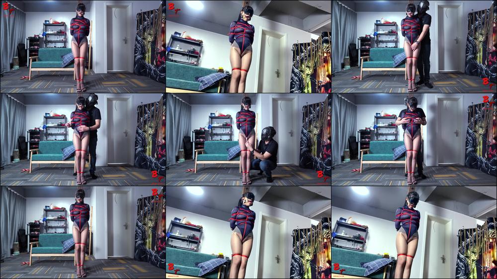 Lazy Girl Punished to Stand