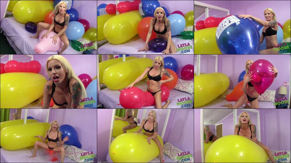 Cum for Bella Ink and her Big Balloons