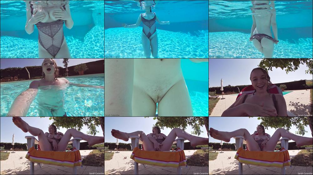 Playing in and by the swimming pool