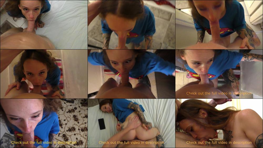 Ginger_Sweetness_Facefuck-Stepsister-In-Long-Coridor