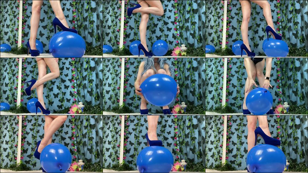 Looner Girl Steps on Your Blue Balls