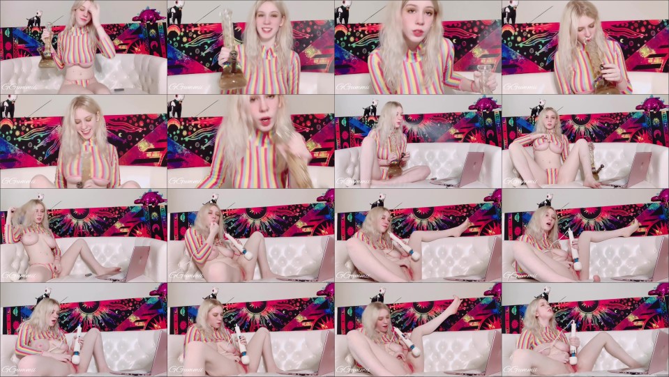 Ggummii Stoner Girl Squirts To Porn