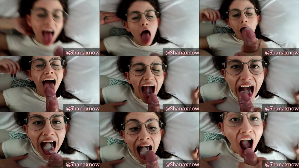 HUGE CUM IN MOUTH SHOW & SWALLOW CLIMAX