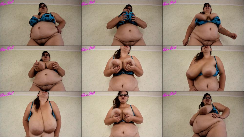 Giantess bouncing milk time stretching