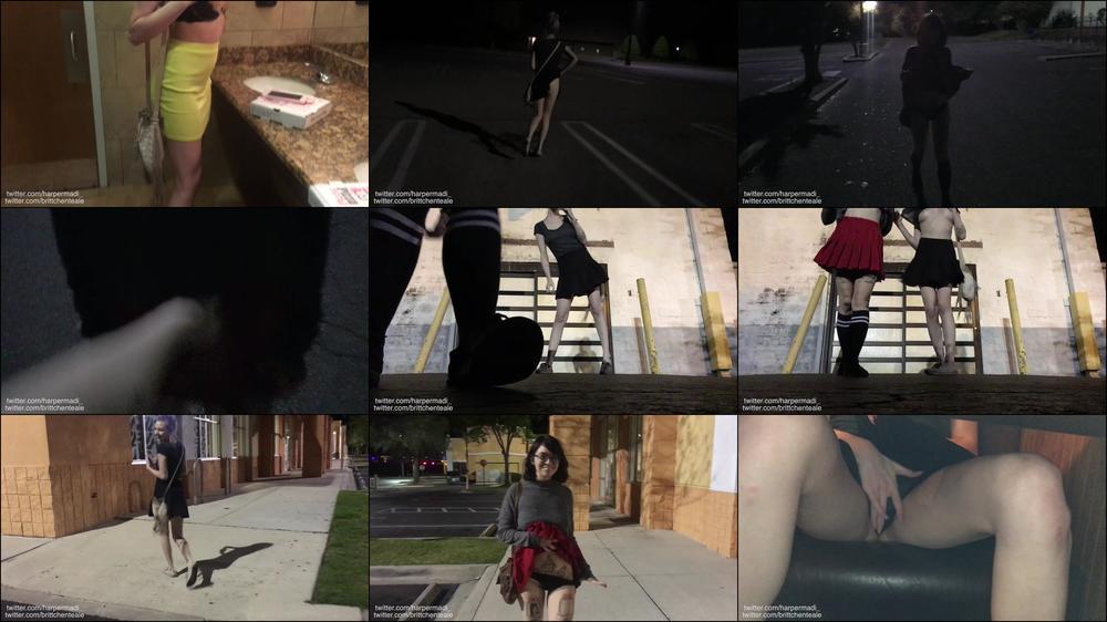 122. Girl Girl Public Flashing