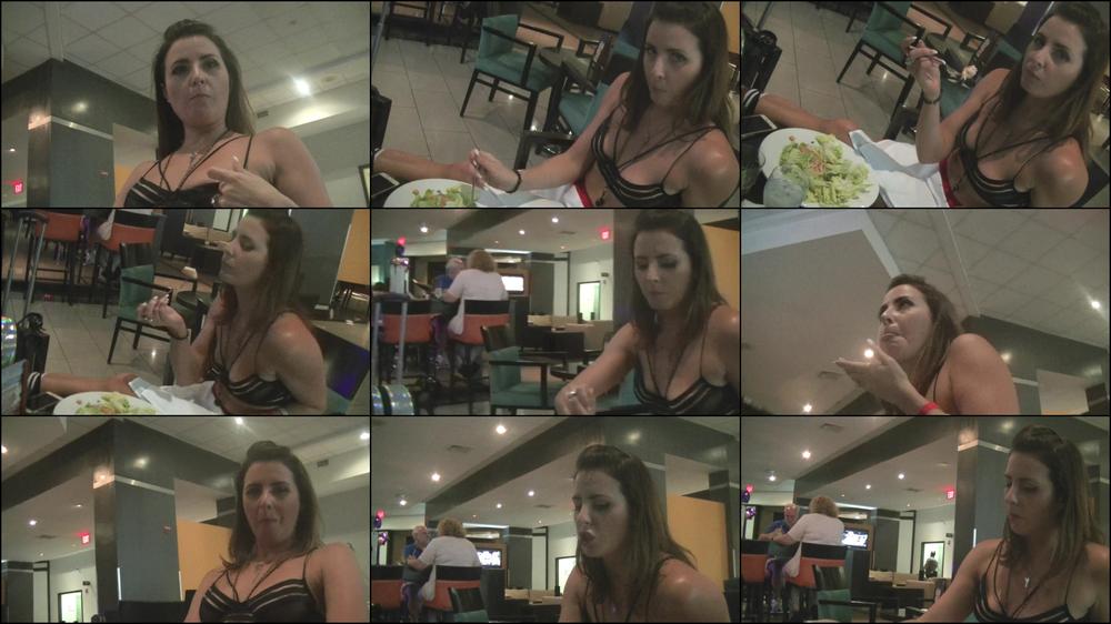 Helena Eating 2 - Public Restaurant