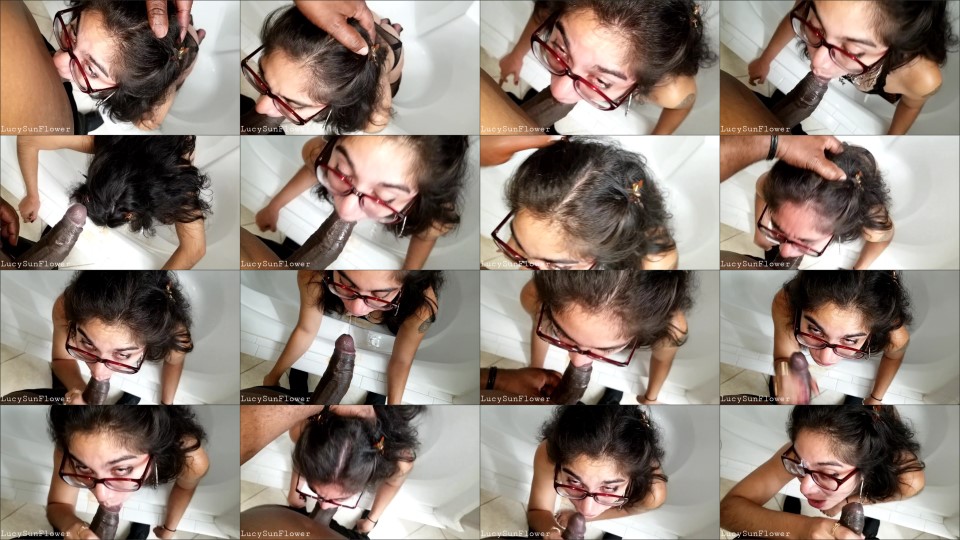 SunflowerLucy Lil Latina Sunflower Sloppy BJ BBC