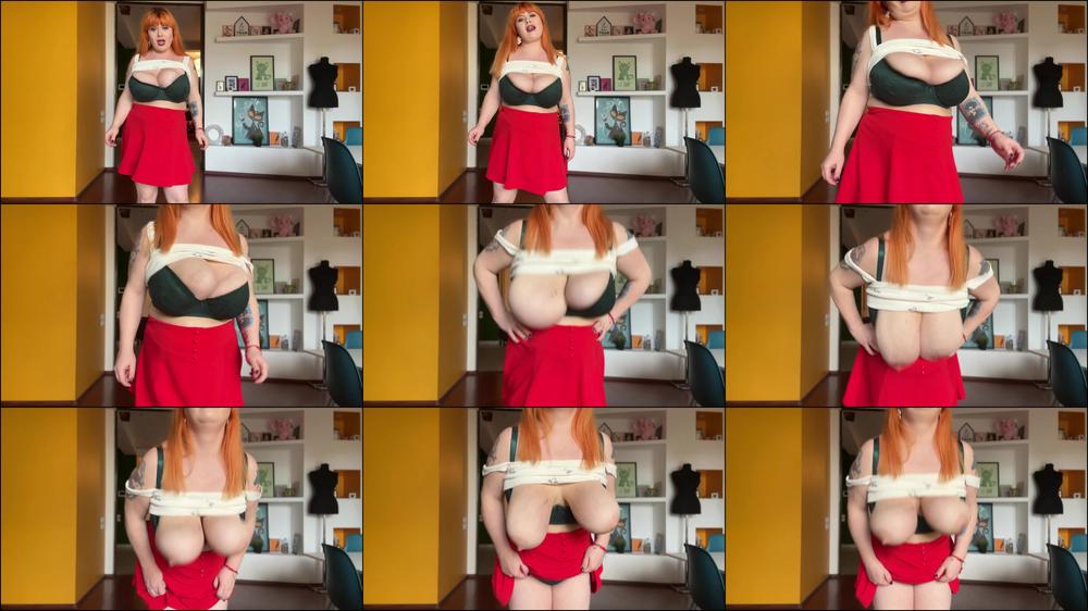 Bouncing out of my bra