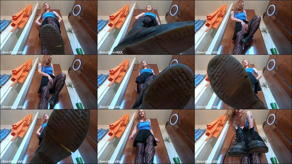 Aimeewavesxxx - Lick My Dirty P-- Covered Boots - Manyvids