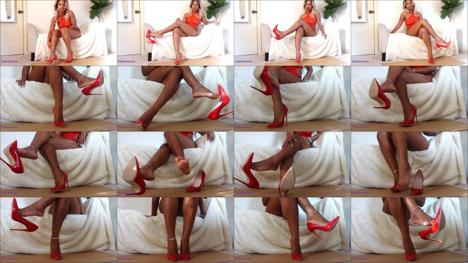 Empress Jess Dangling Shoe Play