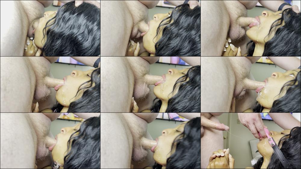 Ebony Girl In Bdsm Gets Face Fuck