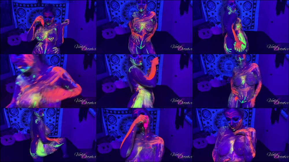 Slow and Sensual Glowpaint & Oil Dancing