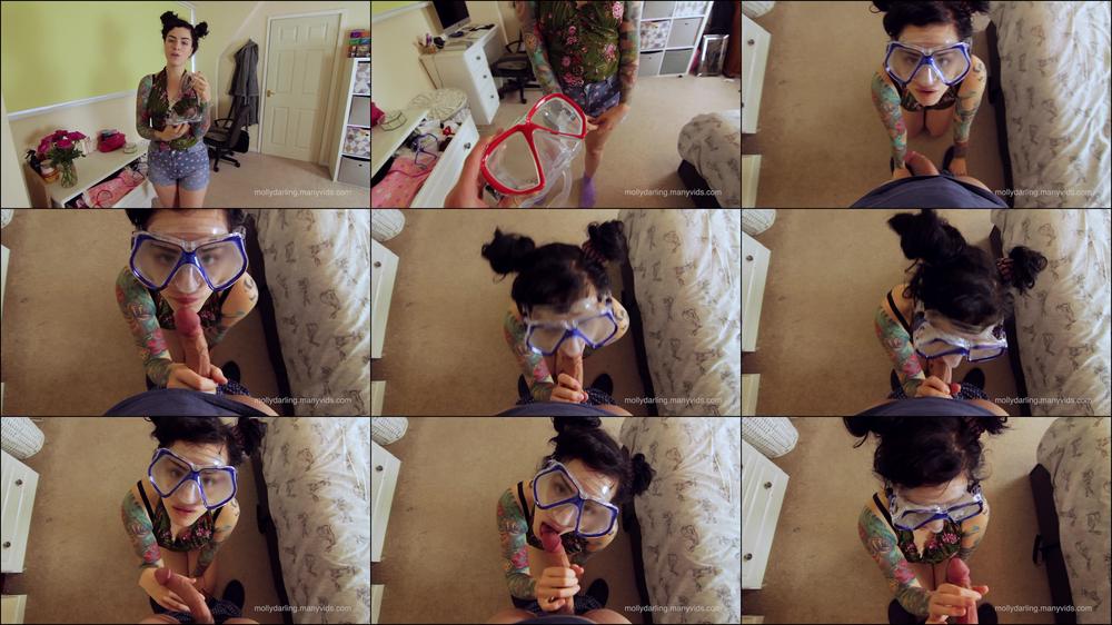 Scuba Mask Fetish Blowjob