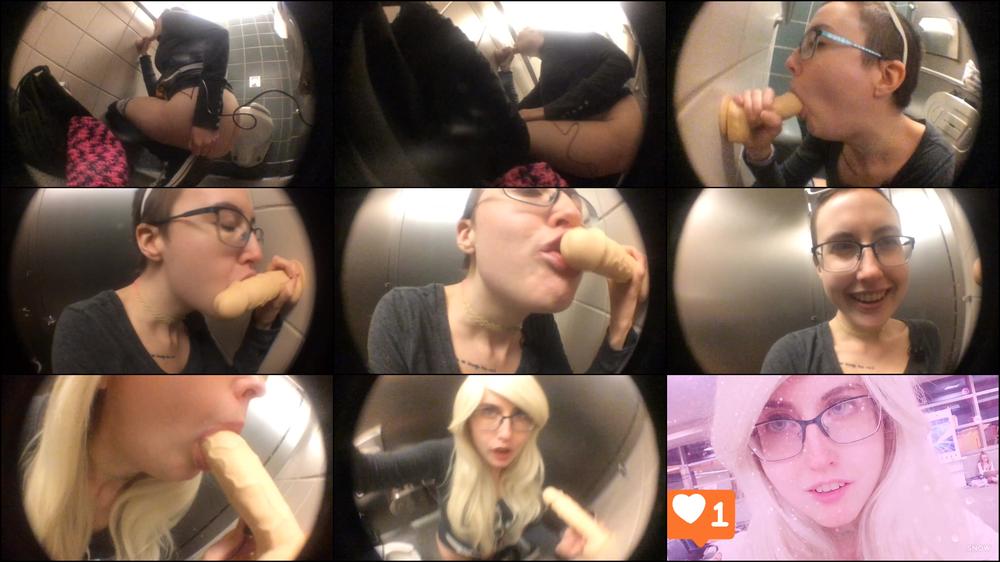 Public Airport Bathroom Blowjob