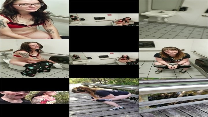 Ellieshae Two Girls P-- In Public