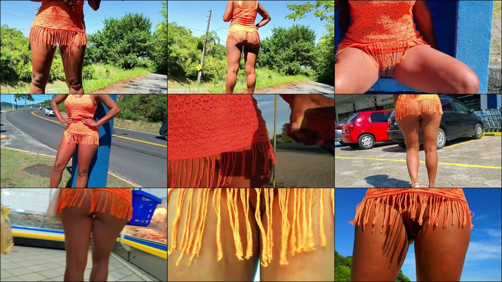 FRINGED LACE MICRO DRESS WITH NO PANTIES