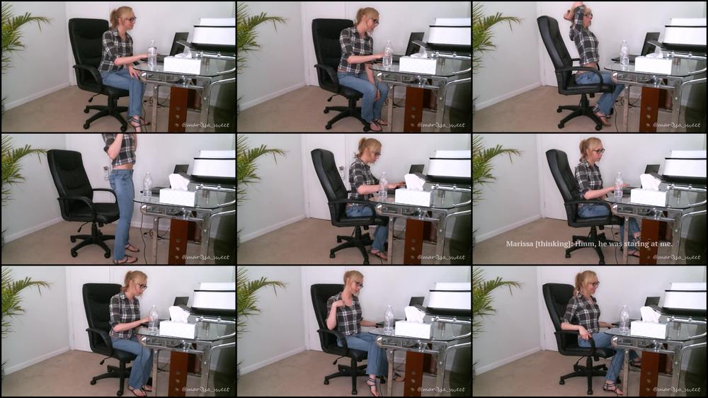 Coworker Catches You Staring