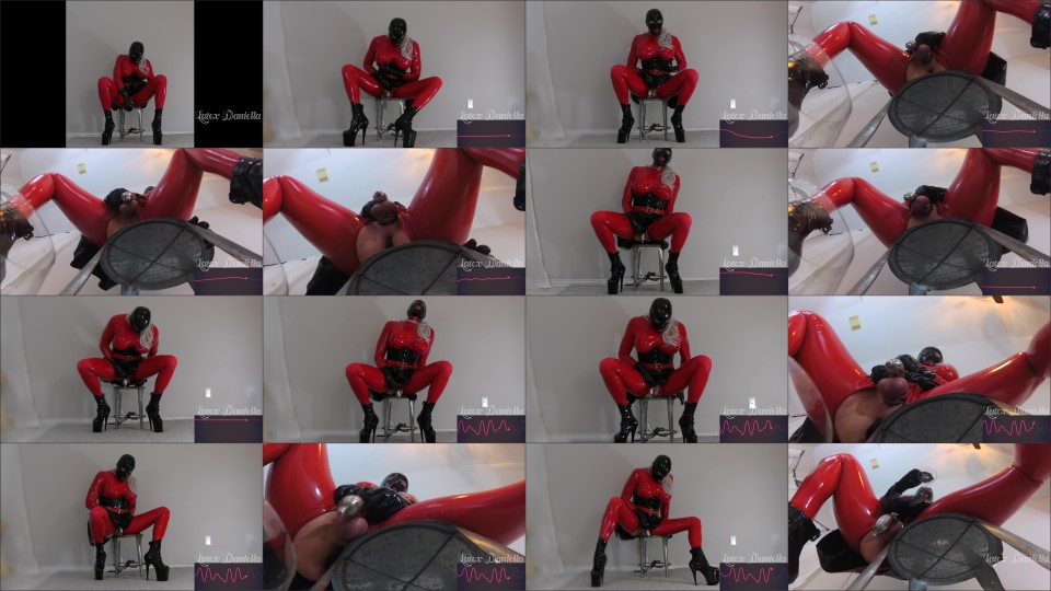 Latex Daniella Remote Controlled Plug Milking Amp Orgasms