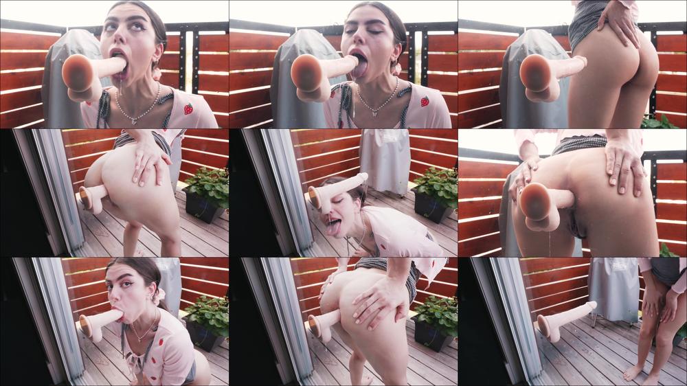 Balcony Ass To Mouth Solo