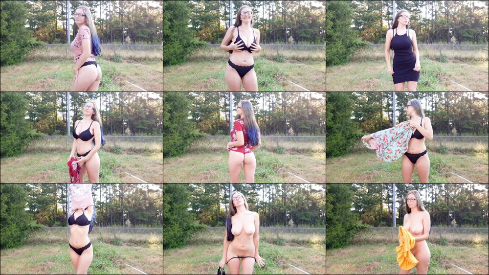 Country girl exhibitionism