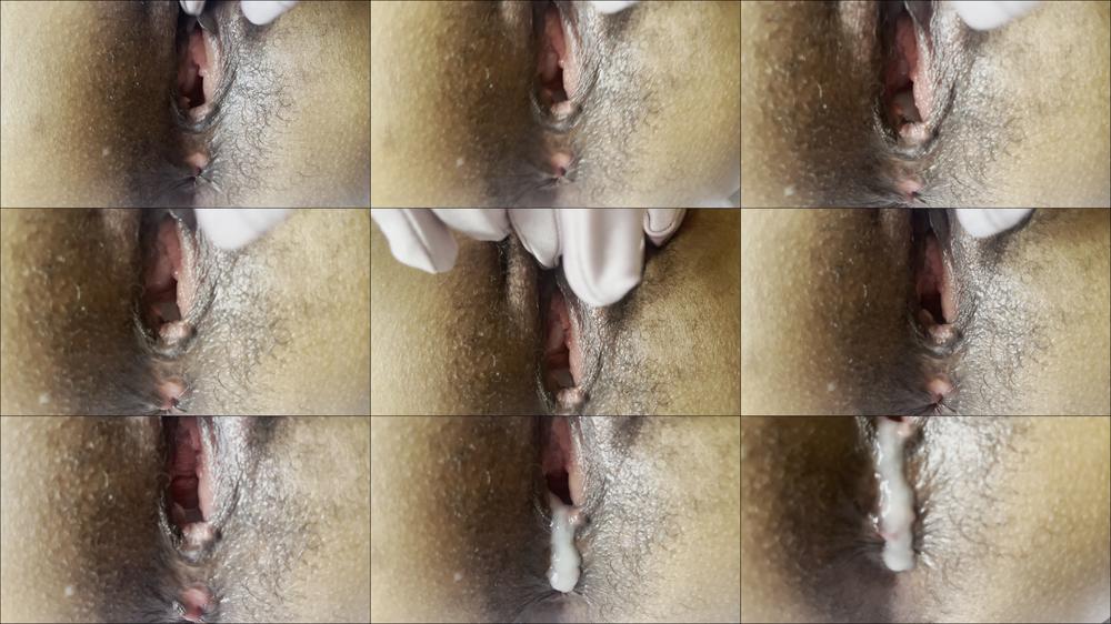 Close Up First Creampie Push Out
