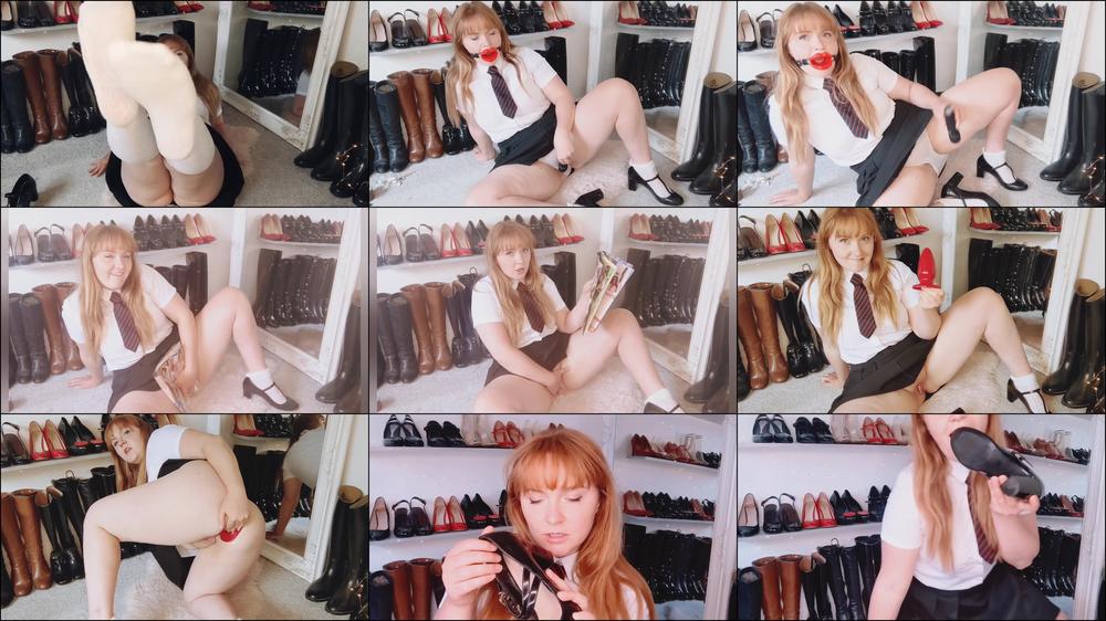 School Girl Sells Toys