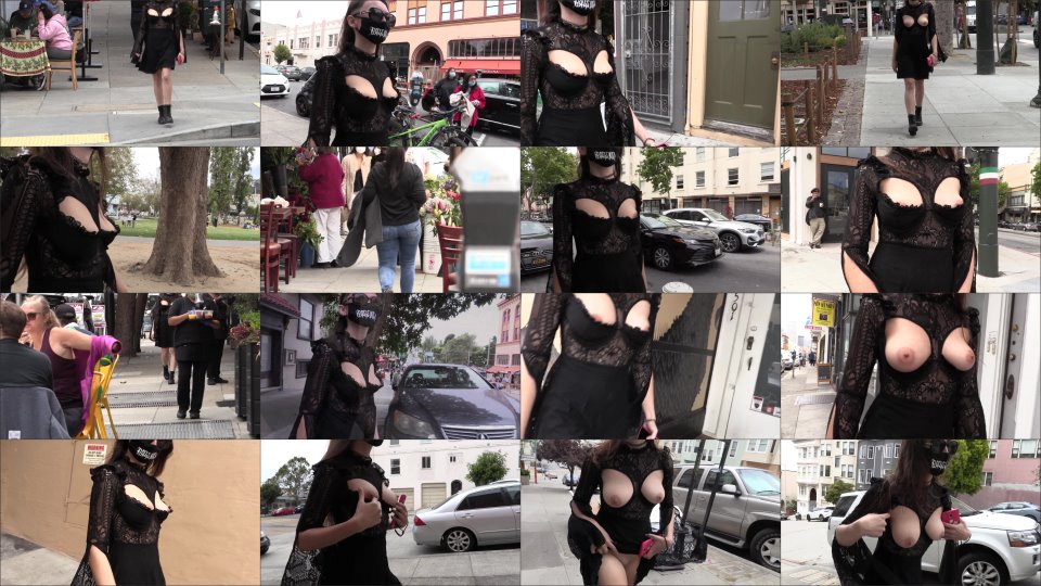 Shy Goth Gothic Dress Walk
