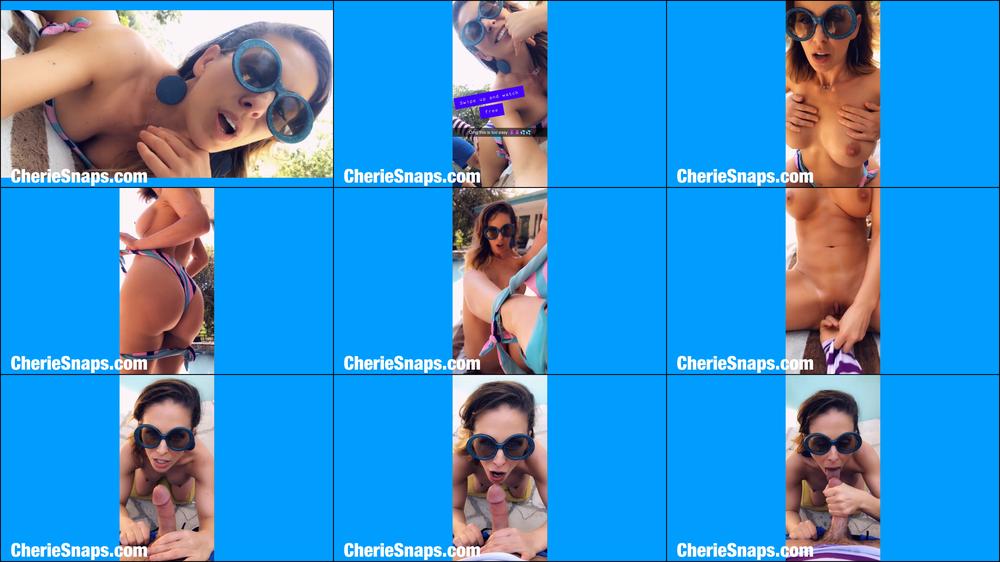 Cherie DeVille Sucks Her Poolboy