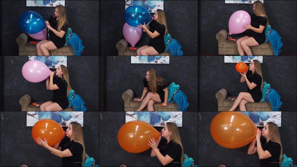 Julie Blow Pops Students Balloons