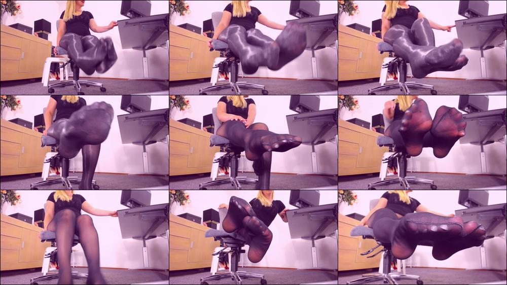 JOI, JOE, Cum Countdown for nylon feet in Wolford pantyhose
