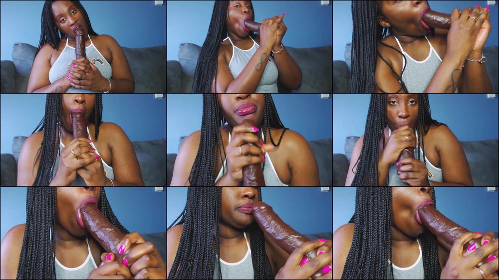 I Love Sucking On A Big Black Dick