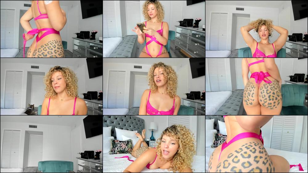 Young Blonde's Solo Sizzle: Vagina Rolls & Clit Quivers