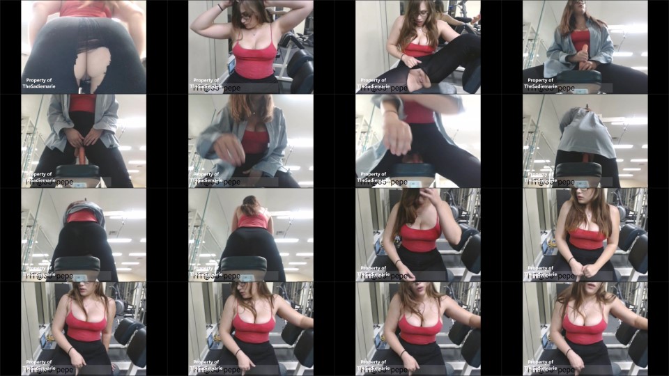 Theesadiemarie Public Gym Cums