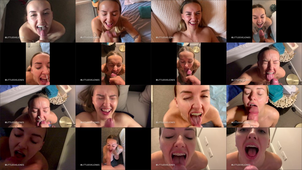 Evie Jones Hd Facialswallow Compilation