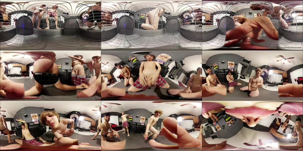 VR360* 3 Gay Giants Shrink Tease & Eat U