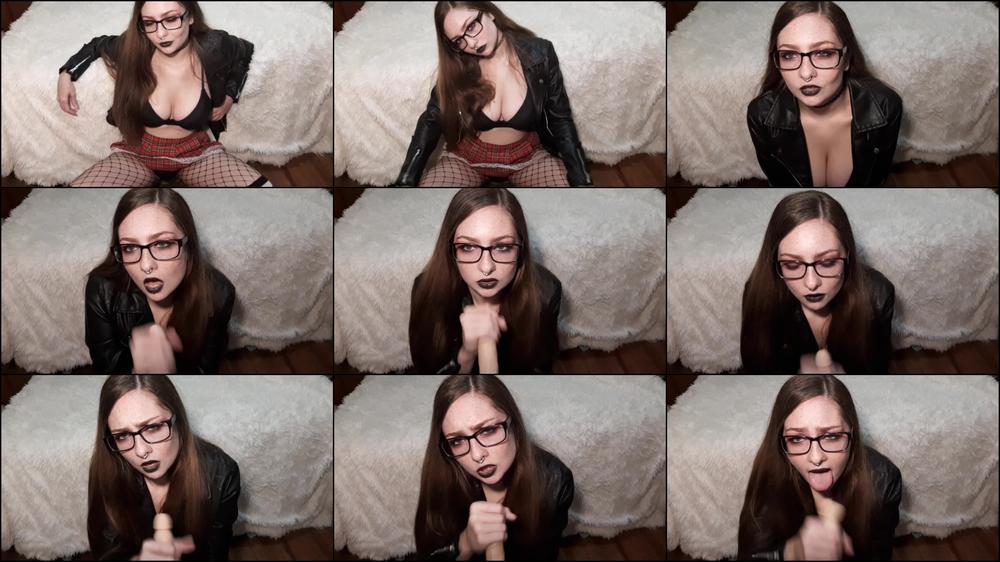 Goth girl handjob/GFE