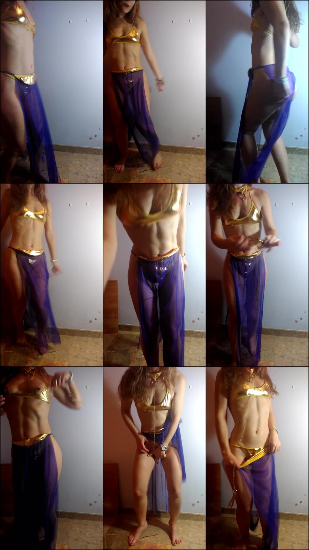 fetish belly buttom dance