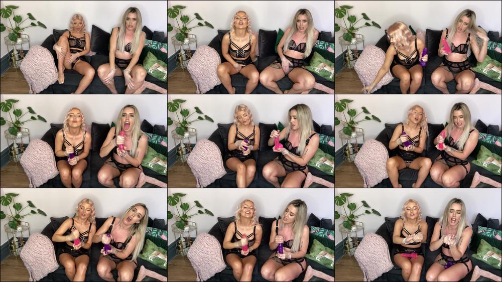 Latex glove JOI with Jessica