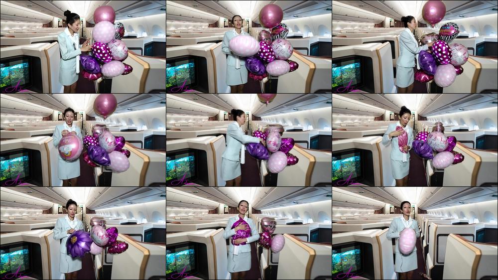 YOUR CUTE METALLIC BALLOONS SHOULD DEFLATE ON THE FLIGHT
