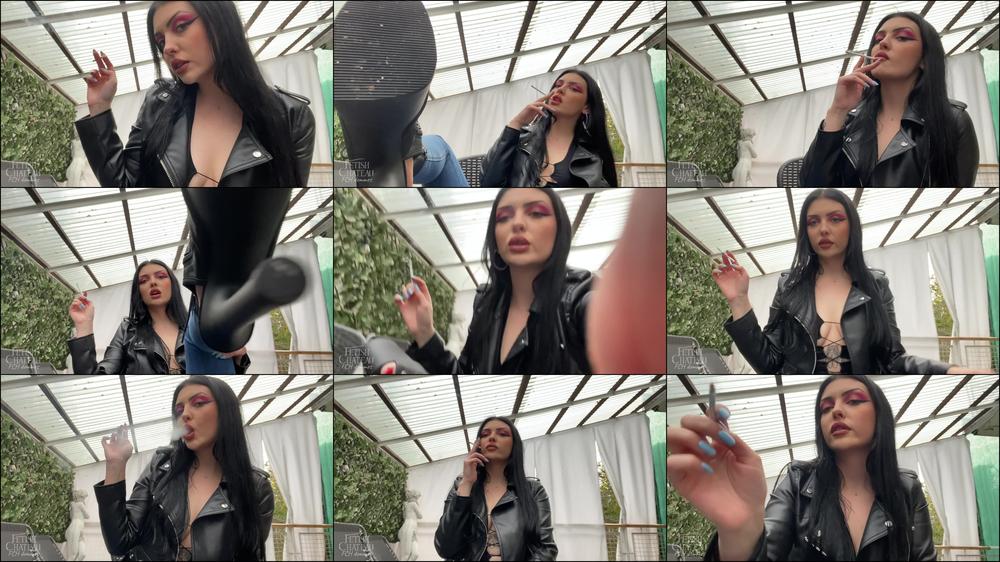 Mistress Glamorous smoking when you worship high heels POV - August 01, 2023