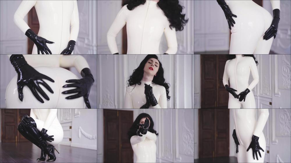 Amazing Sounds Of White Latex Catsuit