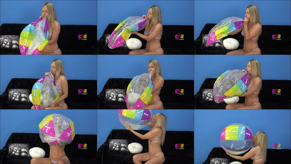 Bunny's First Inflatable Blow Fetish 4K