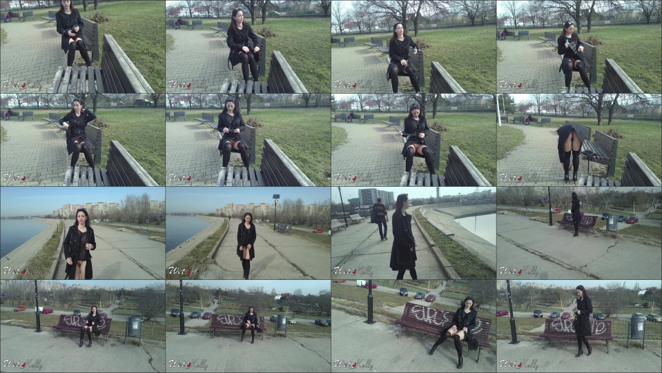 Wet Kelly Flashing In Park