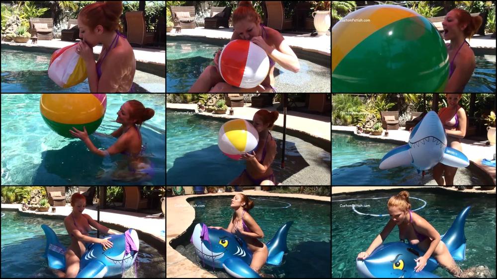 Farrah's Inflatable Fun in the Pool