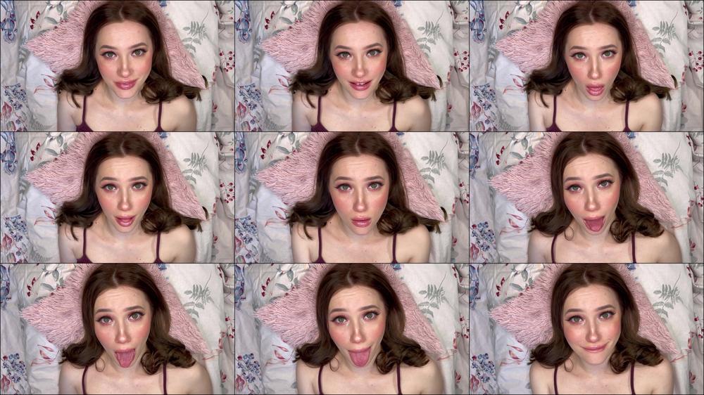Doll Face video with tongue and moans