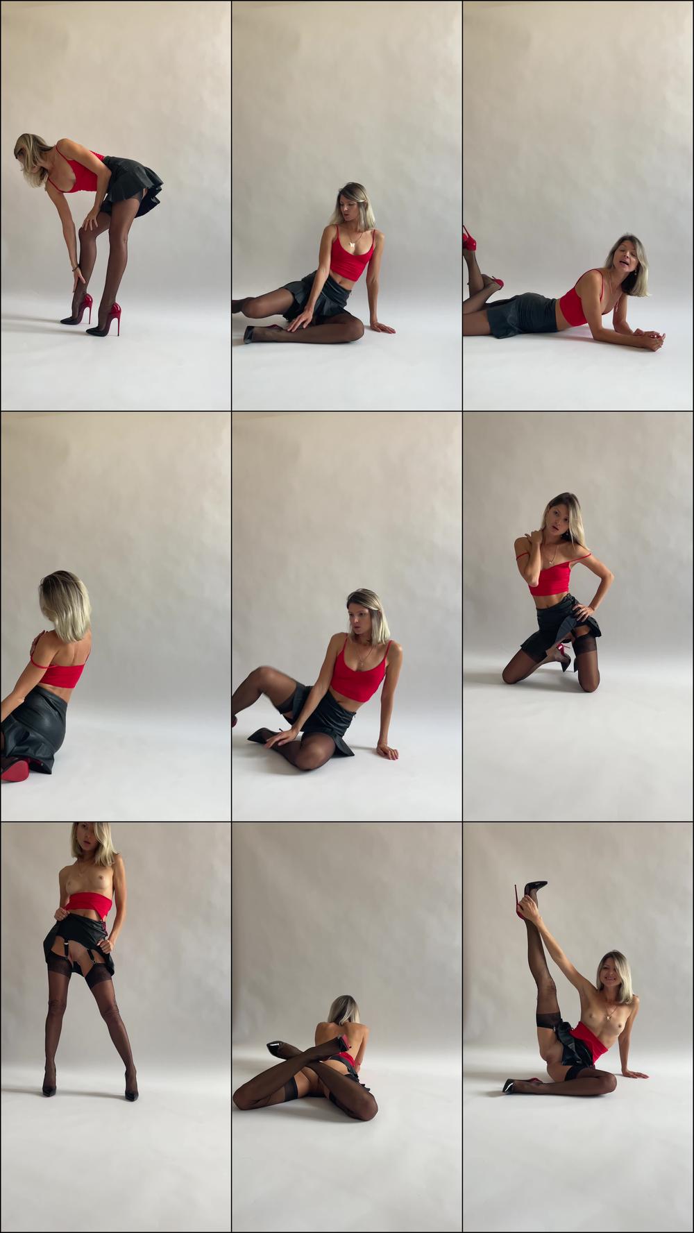 Solo elegant nude BTS