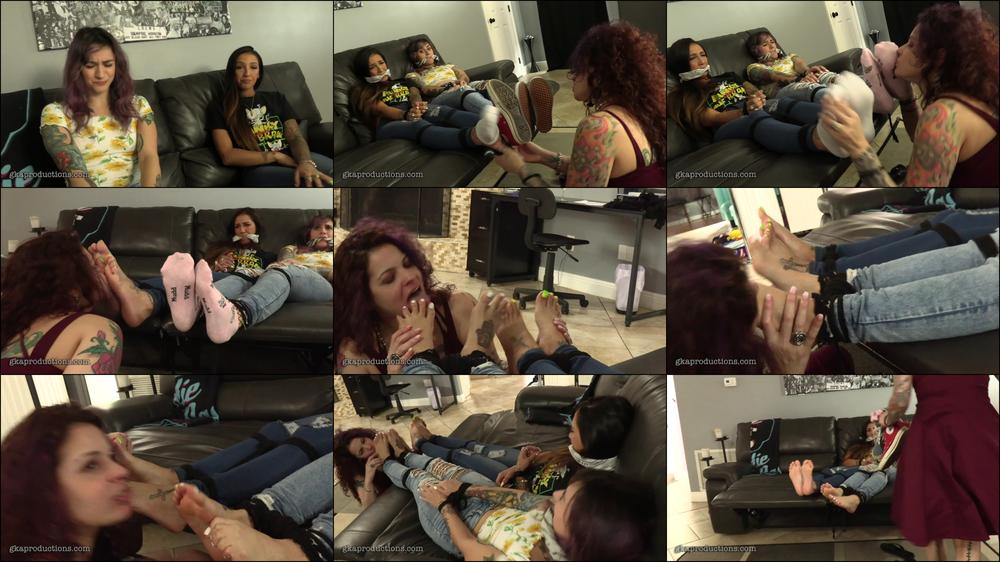 Ginary Worships Mia & Stefania BoundFeet