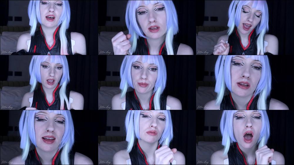 Lucy Cyberpunk) Jerk off instruction